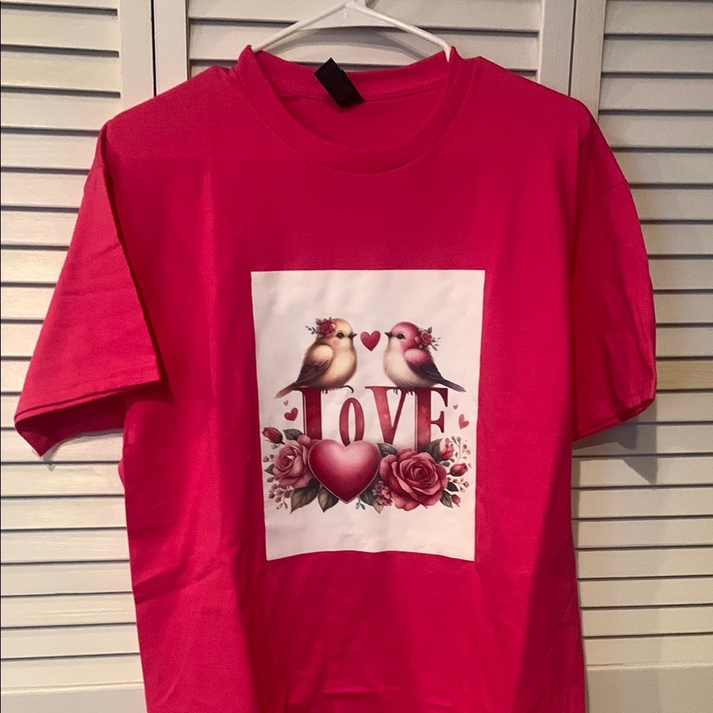 Kids Pink Love Bird Shirt